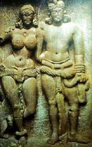 Romantic couple (mithuna)
cave temple at Karli