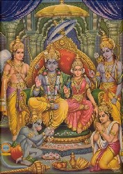 Rama and Sita
Modern Hindu picture