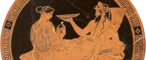 Persephona and Hades
Greek plate